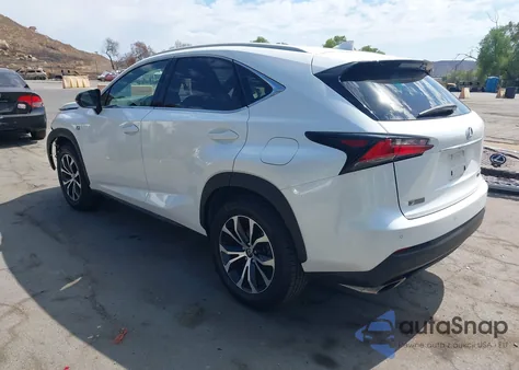 2015 Lexus Nx 200T F Sport z USA, uszkodzony, nr VIN JTJBARBZ7F2040625